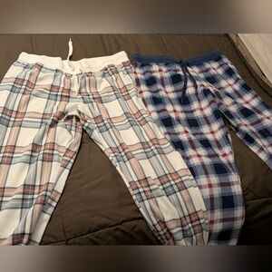 Cozy Plaid Lounge Pants Set